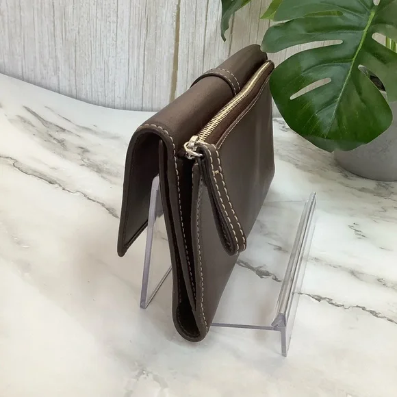 GUC Coach Vintage Soho Brown Leather Women's Wallet - Picture 4 of 8